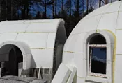 Купольный дом из пенопласта Купольный дом из пенопласта