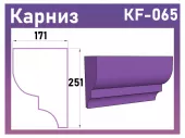 Карниз KF-065 пенопласт фото